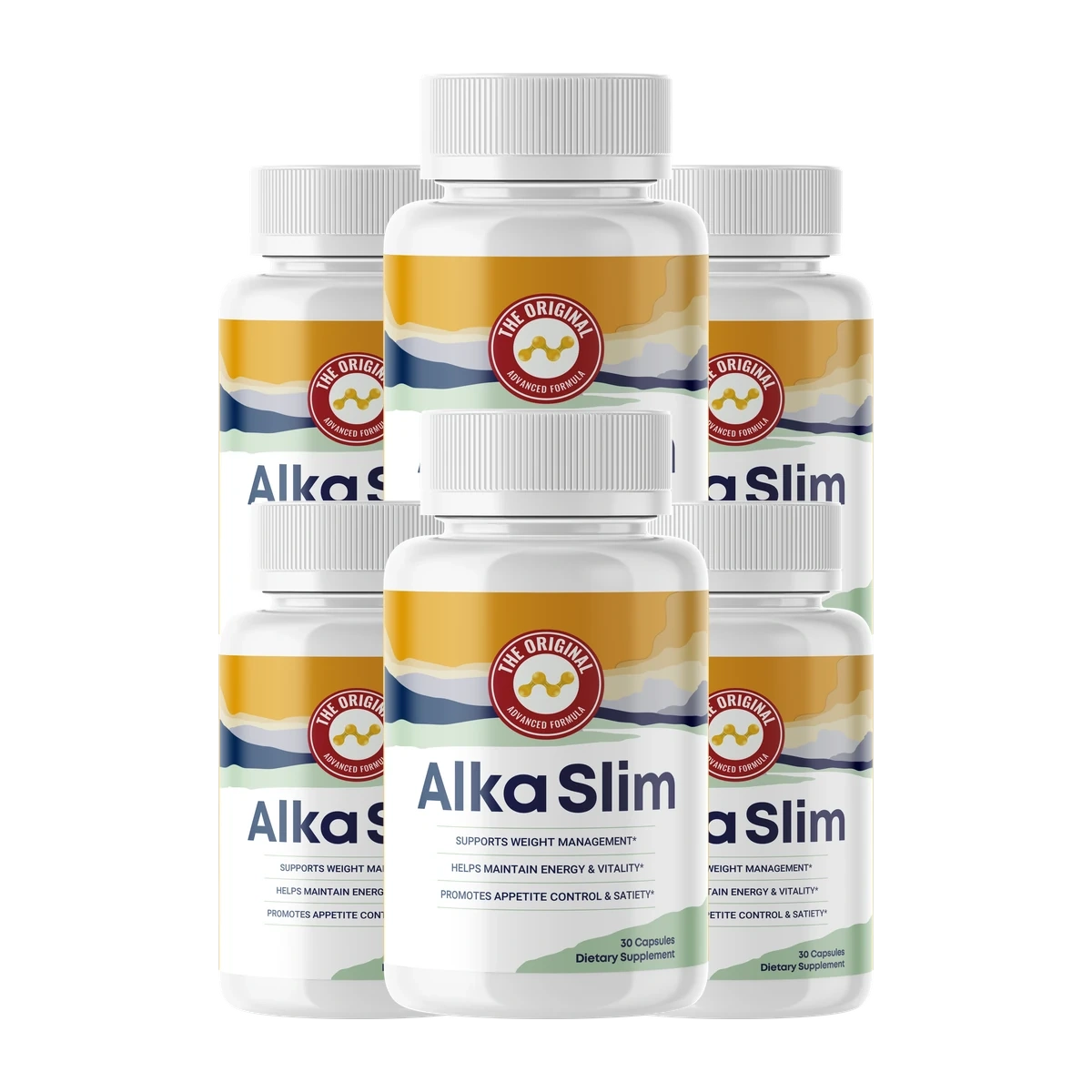 AlkaSlim 6 Bottle Package – Complete Blood Sugar Support Supplement Bundle